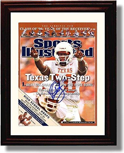 Framed 8x10 Vince Young "Texas Two Step" Texas Longhorns 2005 SI Autograph Promo Print Framed Print - College Football FSP - Framed   