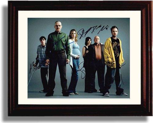 8x10 Framed Breaking Bad Autograph Promo Print - Cast Signed Framed Print - Television FSP - Framed   