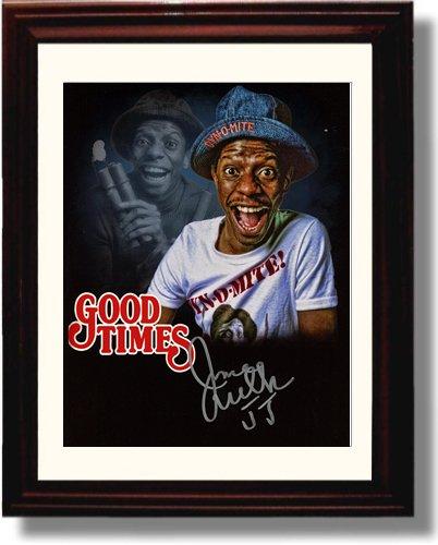 8x10 Framed Jimmie Walker Autograph Promo Print - Good Times Framed Print - Television FSP - Framed   