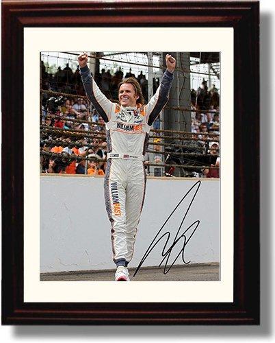 8x10 Framed Dan Wheldon Autograph Promo Print Framed Print - NASCAR FSP - Framed   