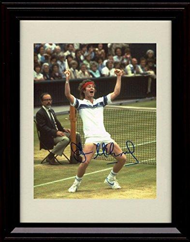 8x10 Framed John McEnroe Autograph Promo Print - Original Bad Boy! Framed Print - Tennis FSP - Framed   