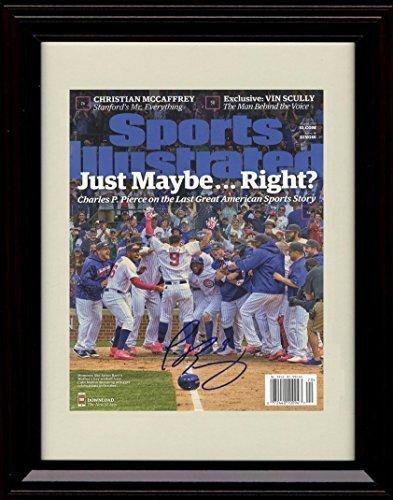 Gallery Framed Javier Baez SI Autograph Replica Print - Just Maybe.Right? Gallery Print - Baseball FSP - Gallery Framed   