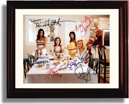 8x10 Framed Desperate Housewives Autograph Promo Print - Desperate Housewives Cast Framed Print - Television FSP - Framed   