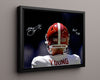 Alabama Autograph Print - Bryce Young - Roll Tide Heisman College FSPrints Floating Canvas 16x20