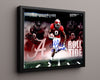 Alabama Autograph Print - Julio Jones Roll Tide Montage - Crimson burst College FSPrints Floating Canvas 16x20