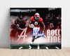 Alabama Autograph Print - Julio Jones Roll Tide Montage - Crimson burst College FSPrints Poster 16x20