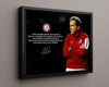 Alabama Autograph Print - Nick Saban 2009 Champs - Crystal Ball College FSPrints Floating Canvas 16x20