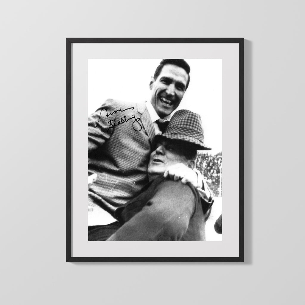 Alabama Autograph Print - Stallings & Bear - Student Beats Teacher College FSPrints Gallery Frame 16x20