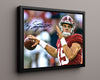 Alabama Autograph Print - Ty Simpson - Pass in Progress College FSPrints Floating Canvas 16x20