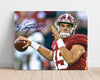 Alabama Autograph Print - Ty Simpson - Pass in Progress College FSPrints Poster 16x20