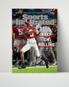 Alabama Autograph SI Print - DeVonta Smith Champs - Slim Reaper Shines College FSPrints Poster 16x20