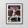 Alabama Autograph SI Print - Jalen Hurts - Playoff Machine College FSPrints Gallery Frame 16x20