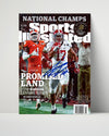 Alabama Autograph SI Print - Kenyan Drake - Promised Land - The Dynasty Rolls On College FSPrints Poster 16x20