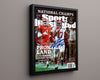 Alabama Autograph SI Print - Kenyan Drake - Promised Land - The Dynasty Rolls On College FSPrints Floating Canvas 16x20