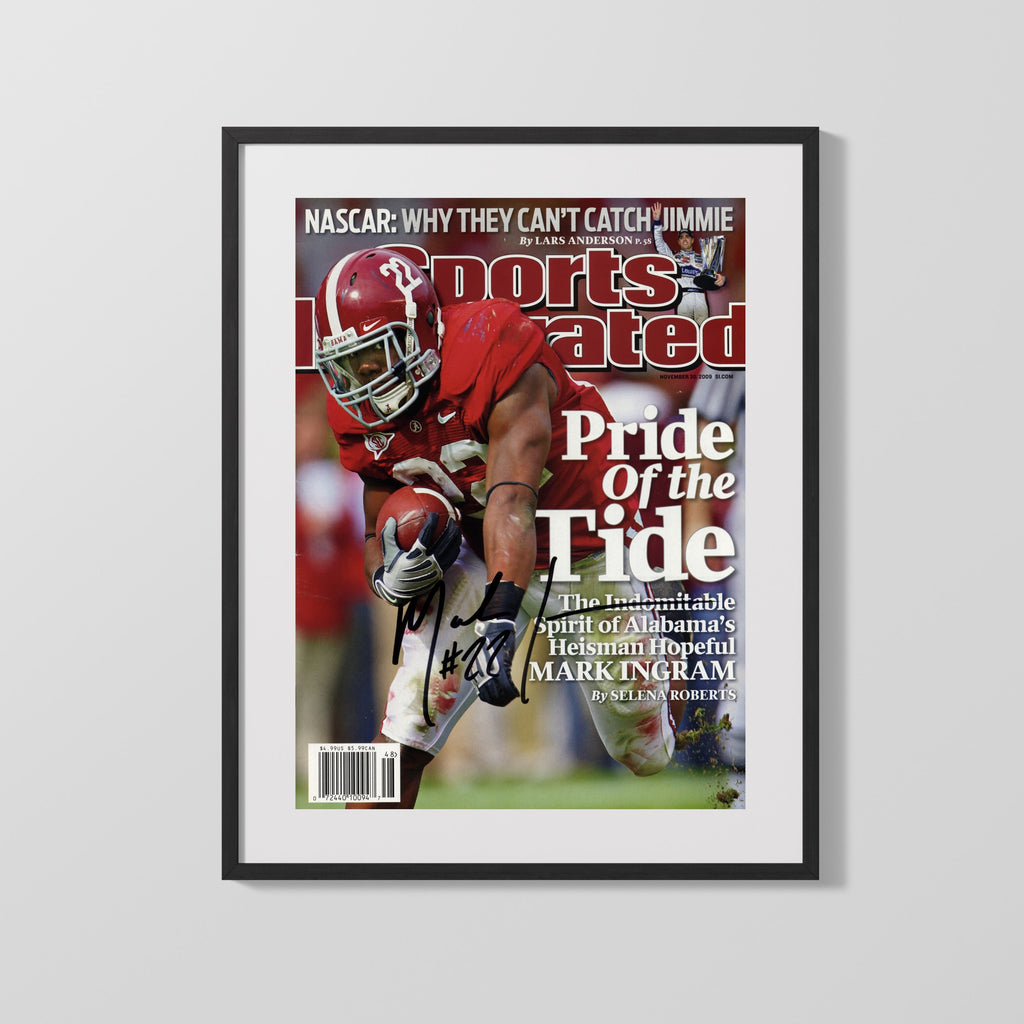 Alabama Autograph SI Print - Mark Ingram - Pride of the Tide College FSPrints Gallery Frame 16x20