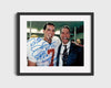 Alabama Print - Alabama - Jay Barker & Gene Stallings - Cigar Celebration - Crimson Glory College FSPrints Gallery Frame 16x20