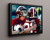 Alabama Print - Alabama - Mac Jones & Najee Harris - Crimson Glory College FSPrints Floating Canvas 16x20