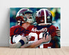 Alabama Print - Alabama - Mac Jones & Najee Harris - Crimson Glory College FSPrints Poster 16x20