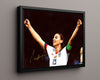 Alex Morgan - USA - Iconic Celebration Soccer FramedSportPrints Floating Canvas 16x20