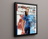 Alex Morgan Autograph Print - Team USA - World Cup Focus Soccer FramedSportPrints Floating Canvas 16x20
