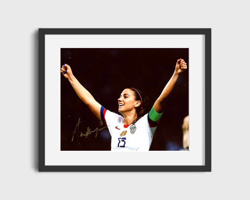 Alex Morgan - USA - Iconic Celebration Soccer FramedSportPrints Gallery Frame 16x20