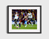 Andres Iniesta Autograph Print - Barcelona - Champions League Drive Soccer FramedSportPrints Gallery Frame 16x20