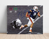 Auburn Autograph Print - Cam Newton Scramble - Title Town Run College FSPrints Poster 16x20