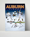 Auburn Autograph Print - Tigers Legends - Sullivan Bo & Cam College FSPrints Poster 16x20