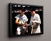 Babe Ruth and Ted Williams Autograph Print - Legends Handshake - Iconic Meeting