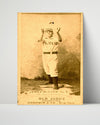 Baseball Poster - James McCarr - Old Judge Tobacco Card