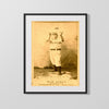 Baseball Poster - James McCarr - Old Judge Tobacco Card
