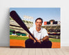Billy Beane Autograph Print - Bat Perspective - Moneyball Vision