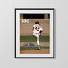Bob Gibson Autograph Print - Back-Turned Wind-Up - Fear the 45