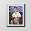 Bobby Richardson Autograph Print - Yankee Kneel and Glare - Eyes on 27