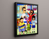 Bobs Burgers - Belcher Family - Autograph Print Television Vintage Framed Prints Floating Canvas 16x20