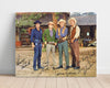 Bonanza - Western Legends - Autograph Print Television Vintage Framed Prints Poster 16x20