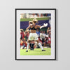 Brandi Chastain Autograph Print - Team USA - Championship Kick Soccer FramedSportPrints Gallery Frame 16x20