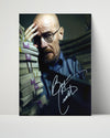 Bryan Cranston - Breaking Bad - Walter White Autograph Print Television Vintage Framed Prints Poster 16x20