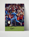 Bryce Harper Autograph Print - Phillies HR Celebration - Philly frenzy