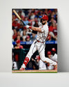 Bryce Harper Autograph Print - Phillies HR Swing - BH goes boom
