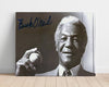 Buck ONeil Autograph Print - Dugout Smile - Baseballs Gentle Giant