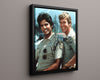 CHiPs - Cast Portrait - California Highway Patrol Autograph Print Television Vintage Framed Prints Floating Canvas 16x20