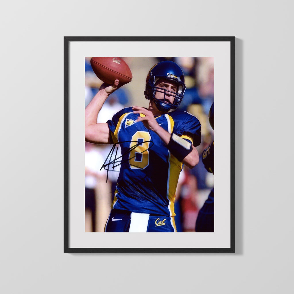 Cal Autograph Print - Aaron Rodgers - Golden Arm College FSPrints Gallery Frame 16x20