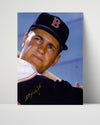 Carlton Fisk Autograph Print - Stay Fair Shot - Fenway Magic