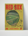 Carlton Fisk Autograph SI Print - Head-On Collision - East Rival Clash