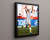 Carli Lloyd Autograph Print - Team USA - World Cup Celebration Soccer FramedSportPrints Floating Canvas 16x20