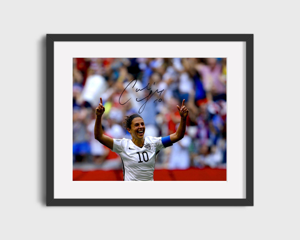 Carli Lloyd - USWNT - Pointing Up Soccer FramedSportPrints Gallery Frame 16x20