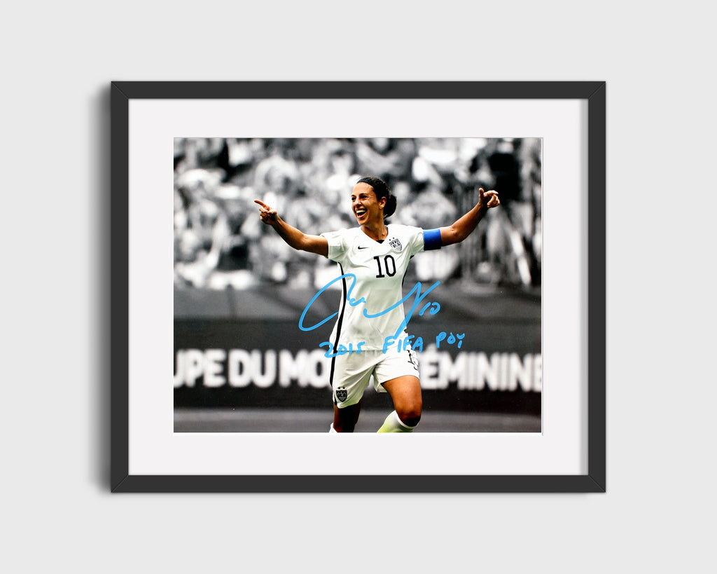 Carli Lloyd USA Autograph Print - Golden Point Soccer FramedSportPrints Gallery Frame 16x20
