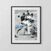Carlton Fisk Autograph Print - Fight with Munson - Classic Rivalry