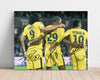 Cavani Neymar Mbappe PSG Autograph Print - Golden Trio Soccer FramedSportPrints Poster 16x20